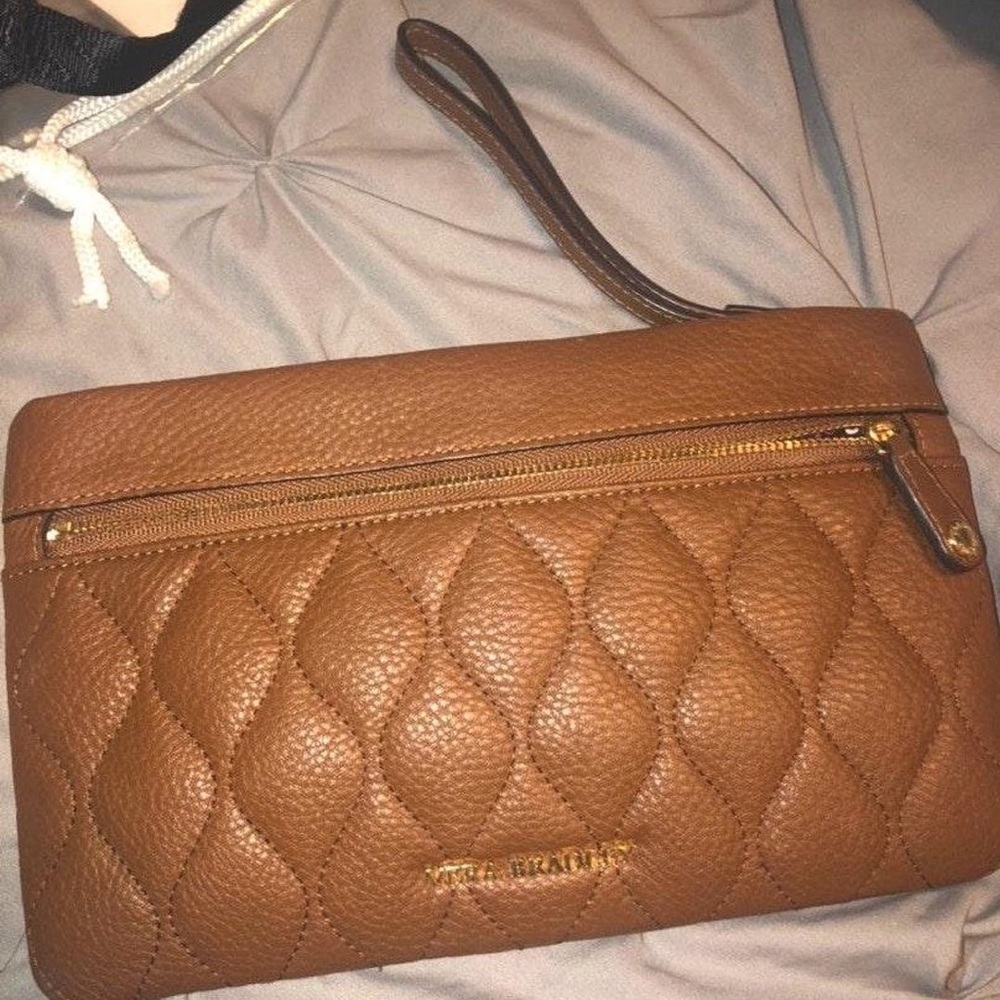 Vera Bradley Genuine Leather Wristlet